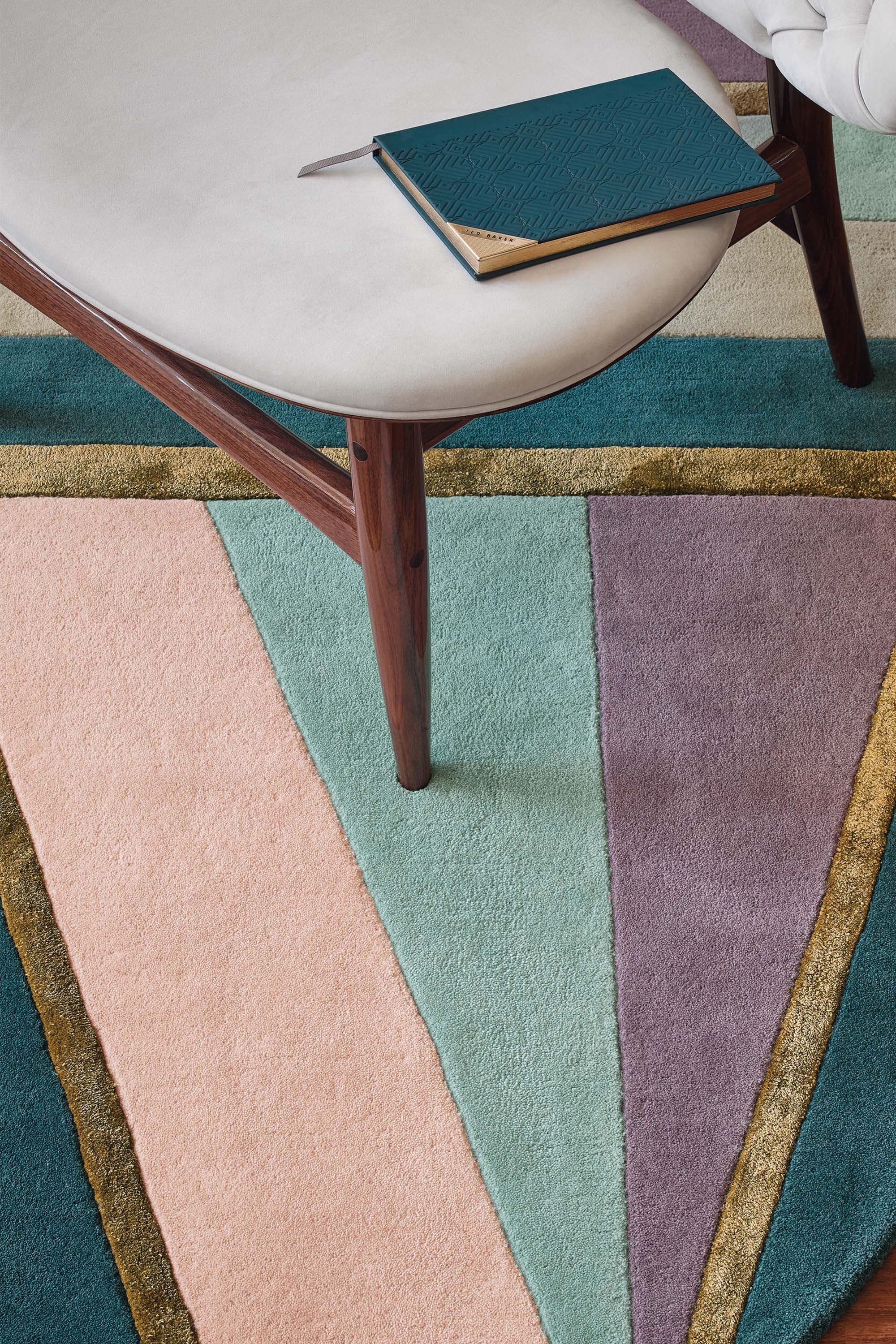 Strata Hand-Tufted Rug: Bold Stripes with a Modern Twist