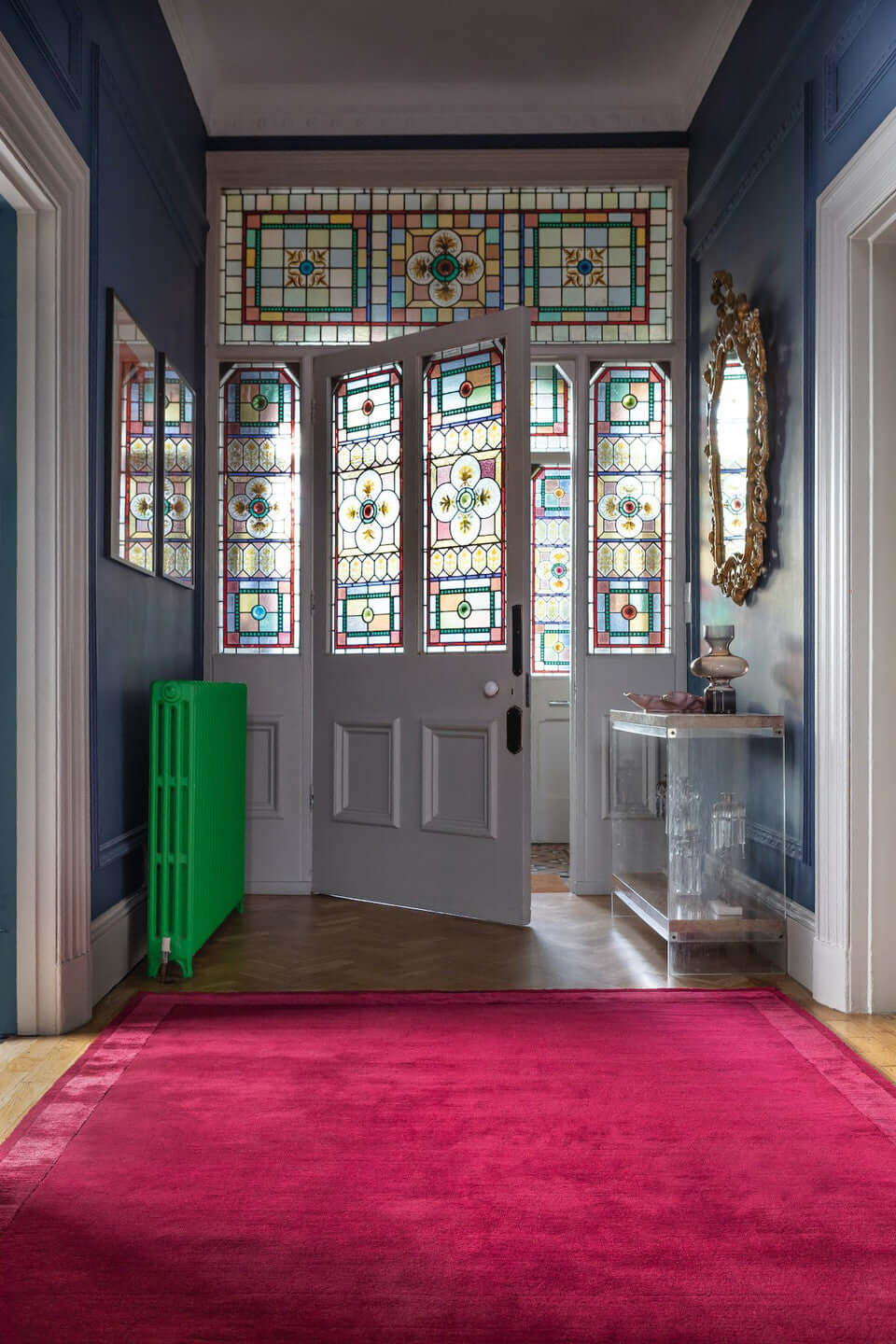 Crimson Embrace Rug