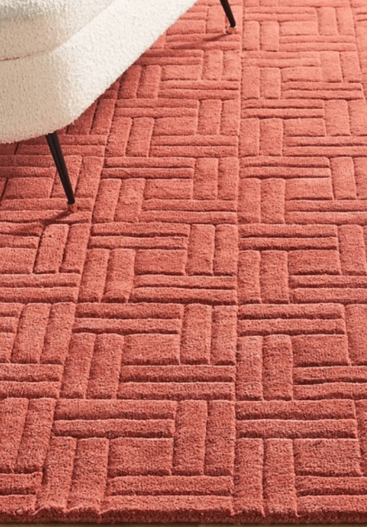 Ahara Red Handmade Tufted Rug: A Statement of Bold Elegance